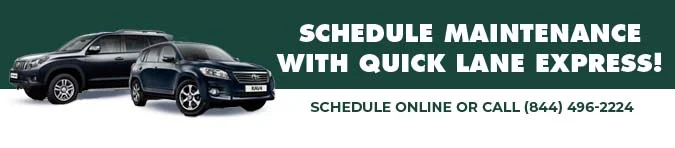 Schedule maintenance with quick lane